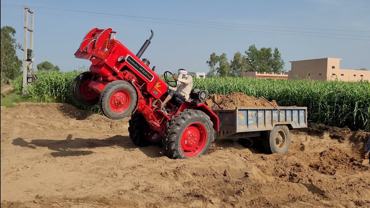सोनू की फसगी भैंस सरकारी झोटे से हो गया घप्पम घप्पाMahindra265XP Vs 575 XP