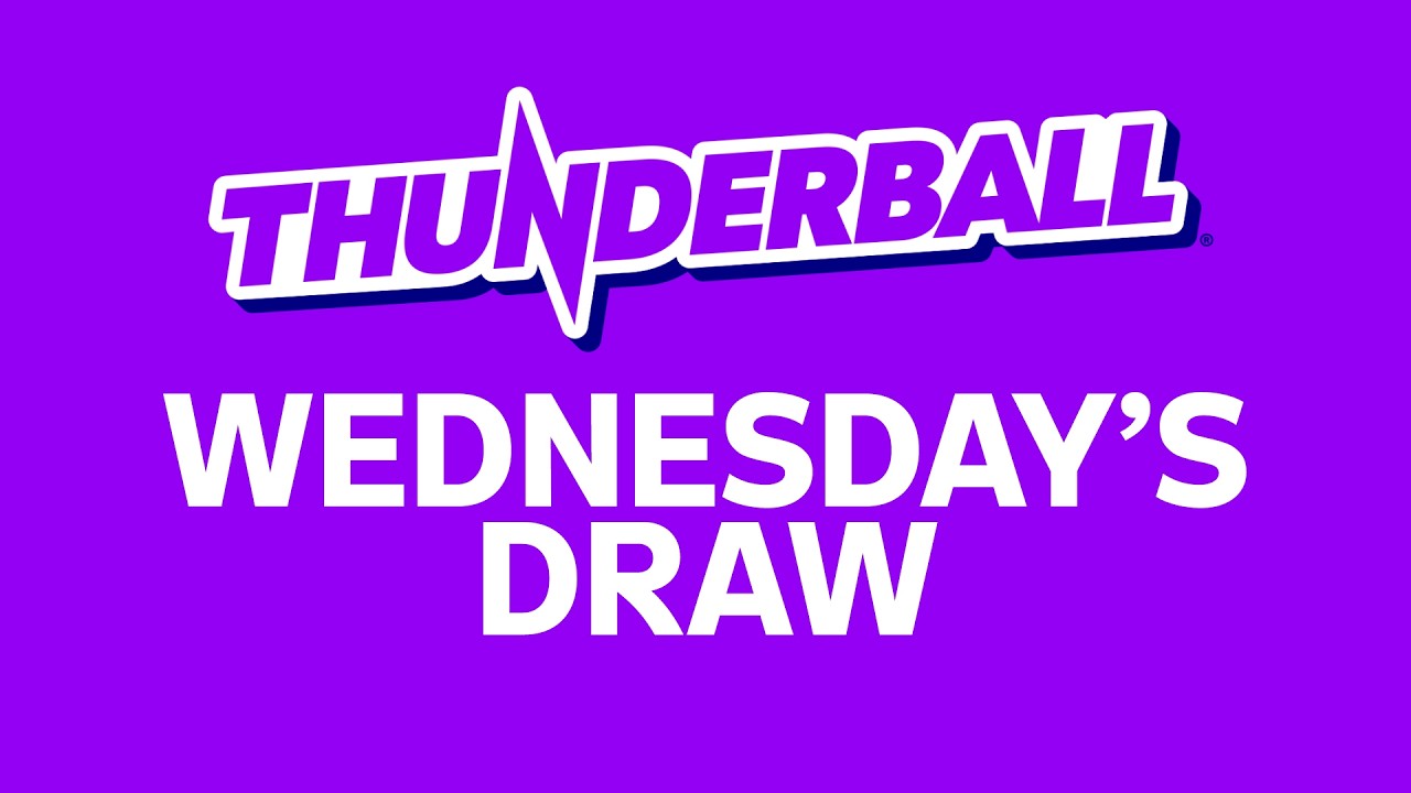 The National Lottery Thunderball draw results from Wednesday 15 July 2026