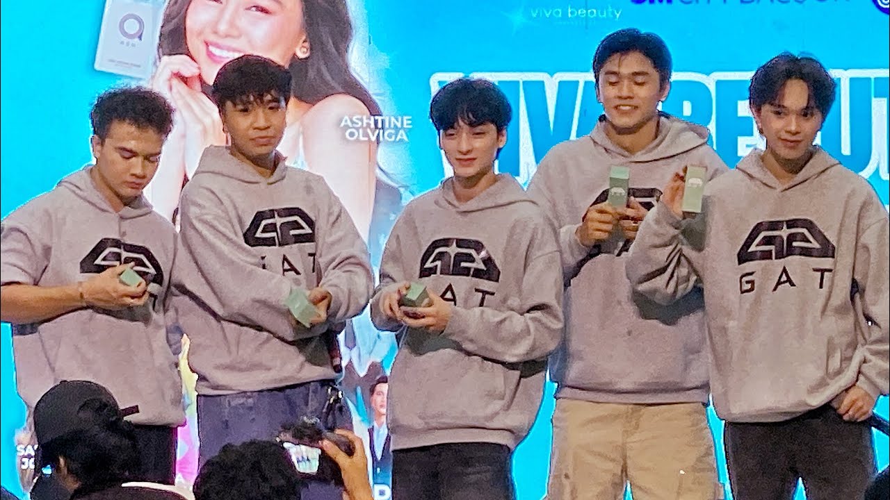 GAT PERFORMED KAKAIBA & LAUNCHED NEW PERFUME LIVE AT SM BACOOR - VIVA BEAUTY MALL SHOW