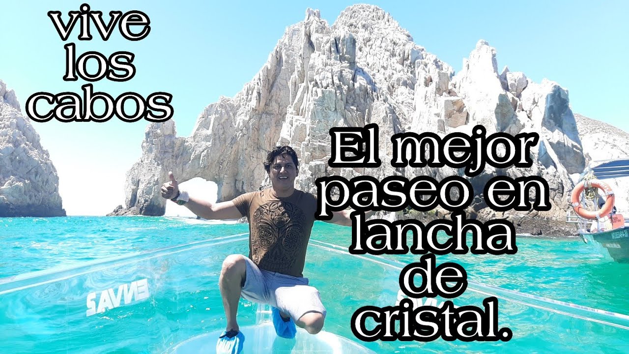 El mejor paseo en lancha de cristal. Cabo san lucas, conocimos el arco de cabo san lucas,