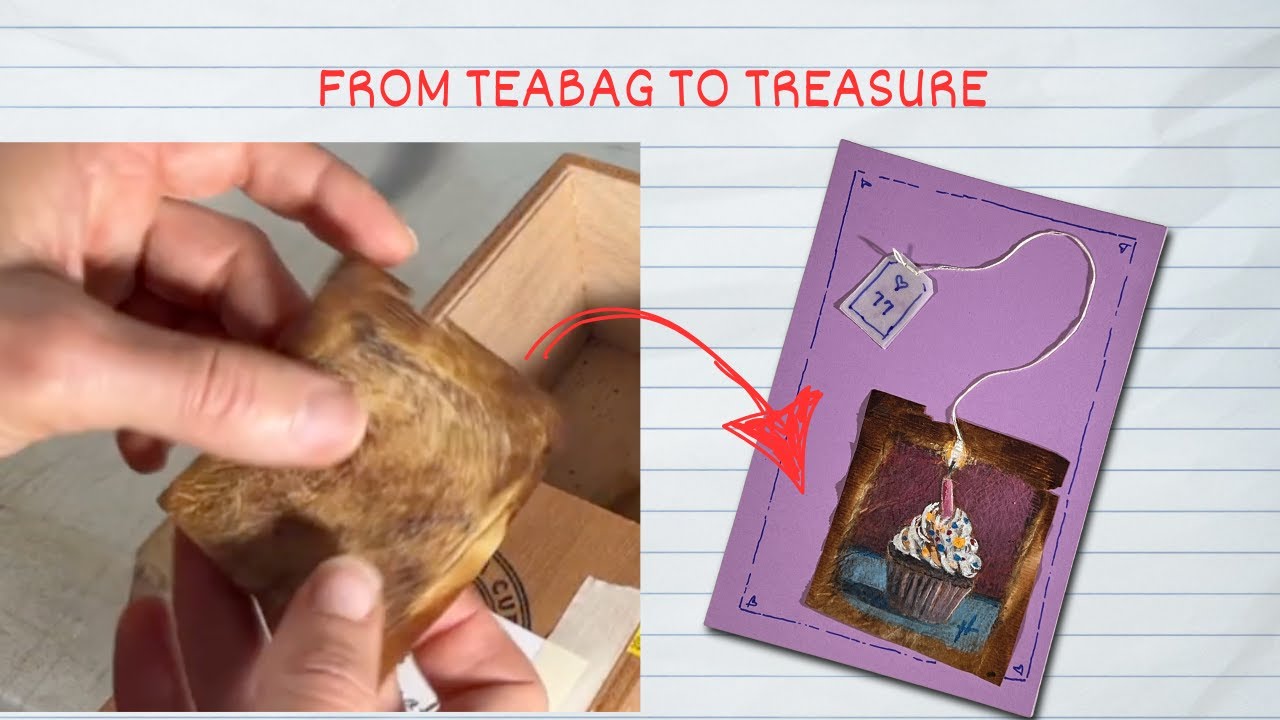 Tiny Art, Big Meaning: A Teabag Birthday Card DIY