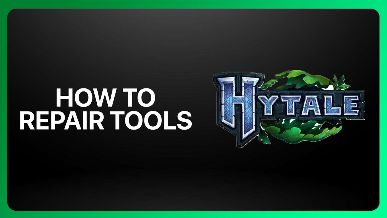 How To Repair Tools In Hytale ! Tutorial