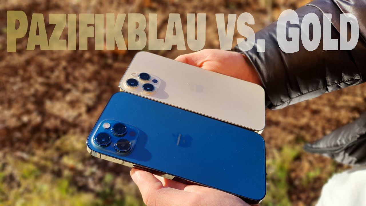 iPhone 12 Pro Max, Pazifikblau vs. Gold