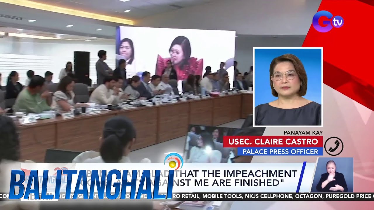 Reaksyon ng Malacañang sa impeachment complaints at sa ICI | Balitanghali