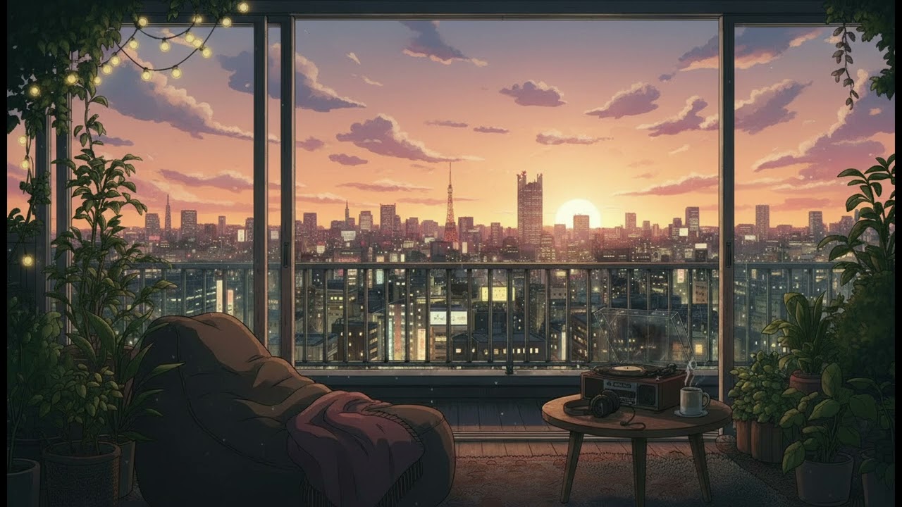 Tokyo Lofi Deep Sleep Japan roof