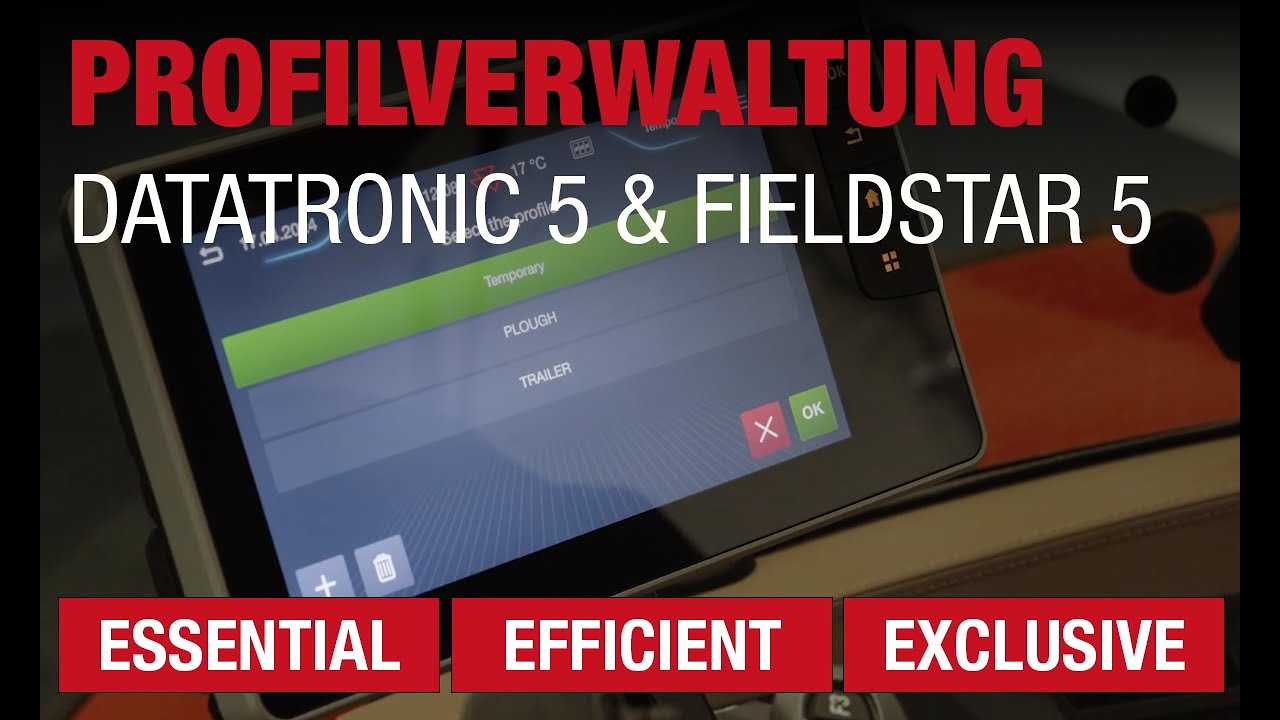 ANWENDUNG | PROFILVERWALTUNG