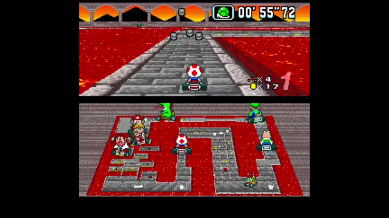 Super Mario Kart (SNES) Star Cup 100cc (Toad)