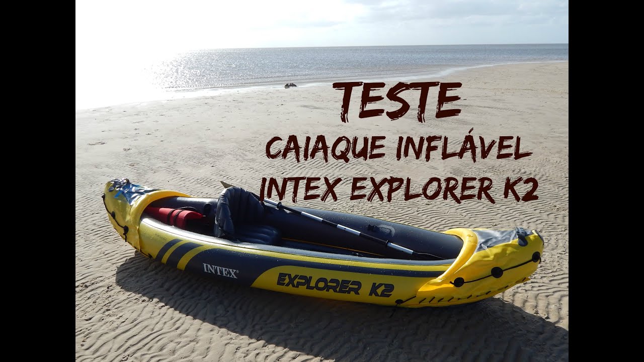 Caiaque Inflável Intex Explorer K2 Kayak  (Teste)