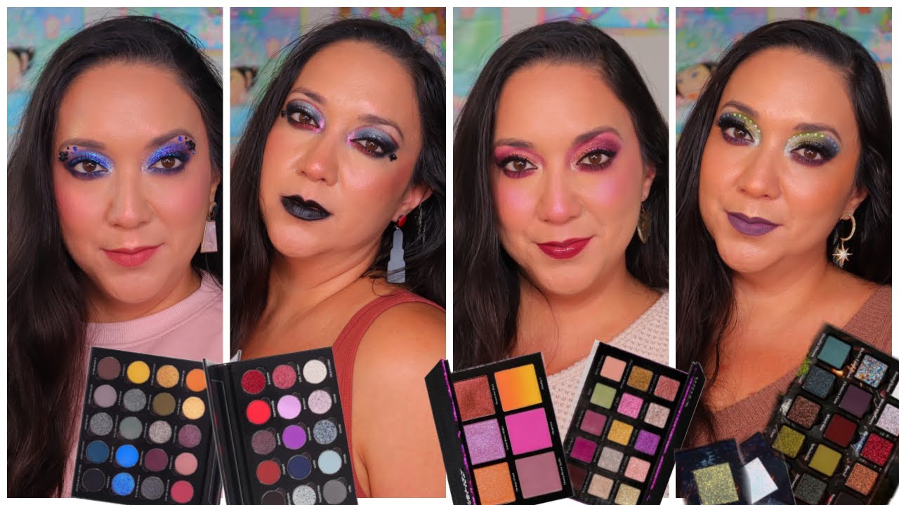 New Palettes! Ensley Reign Underland, Adept Unity/Duality, & BBB Poison Garden/Vamp palette| 4 LOOKS