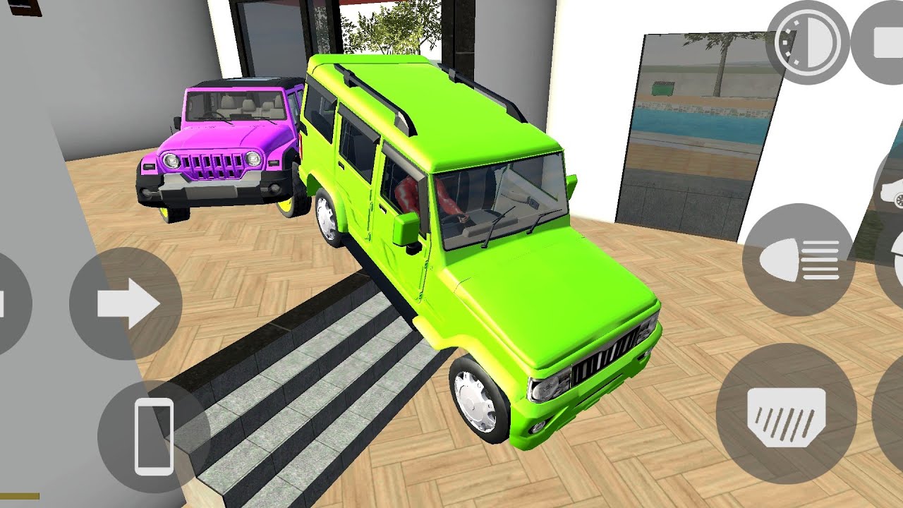 Indian bike driving 3d game me franklin ne apni golden porsche ko drive Kay hai game games 