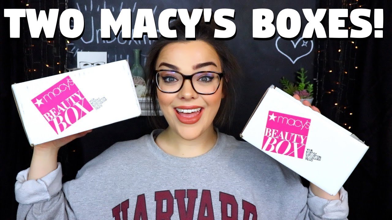 Unboxing Two Macy's Beauty Boxes! January & December! (Because I am very Forgetful)