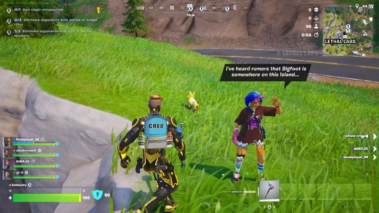 Sniped a lot, completed quests, #3: Fortnite Southpark BR