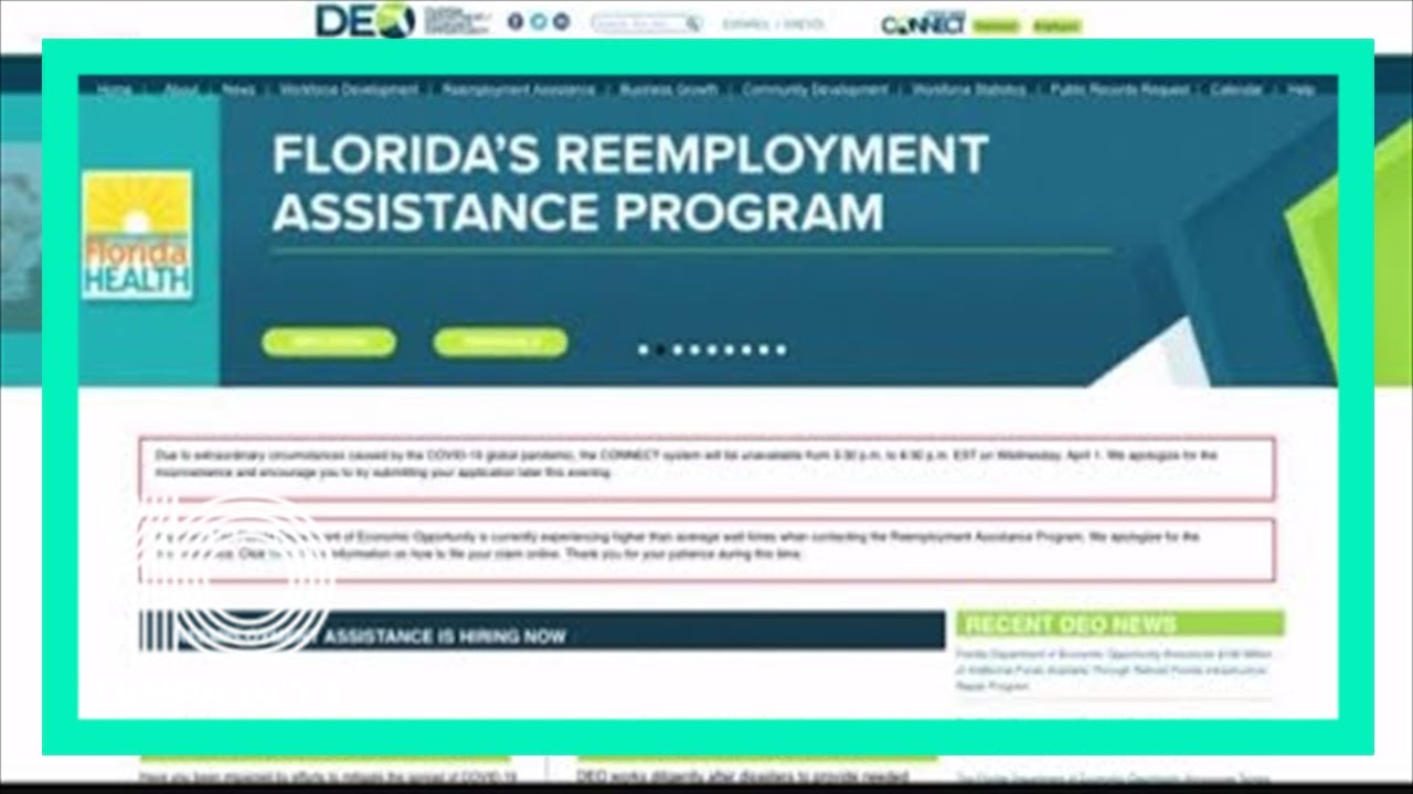 Jobless Floridians plan to protest unemployment benefits problems