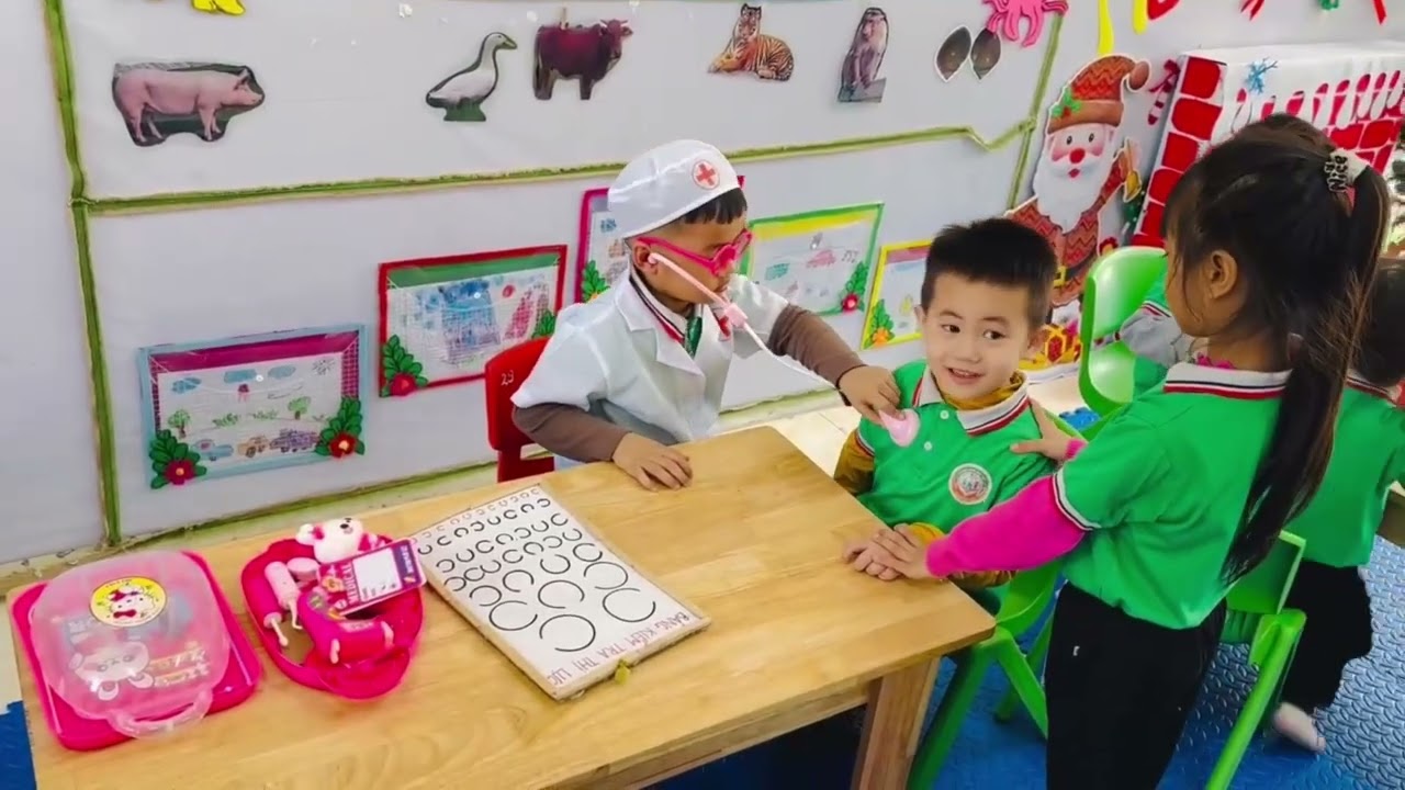 Một ngày làm giáo viên 5-6 TA2 Trường Mầm non Việt Lập