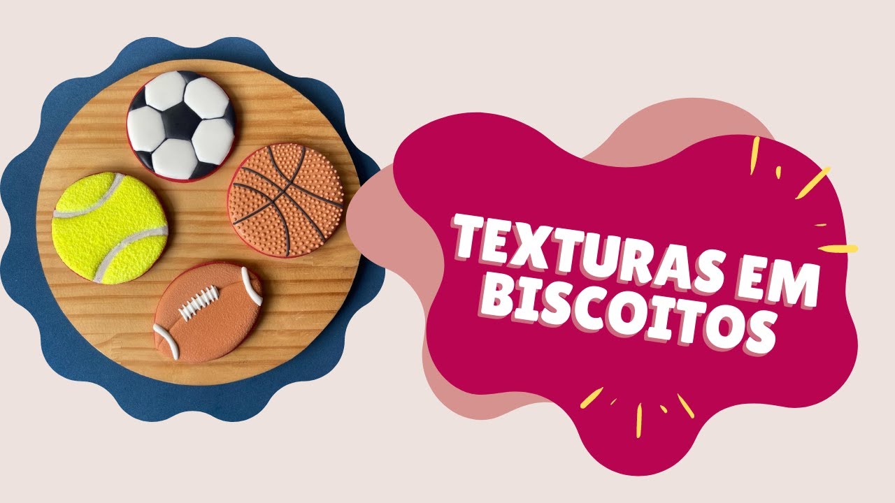 COMO FAZER TEXTURAS EM BISCOITOS DECORADOS