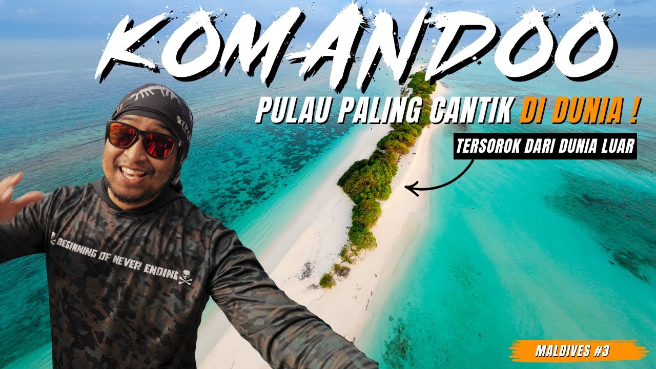 Pengalaman GILA! tidur di pulau tanpa PENDUDUK - KOMANDOO ISLAND, Maldives