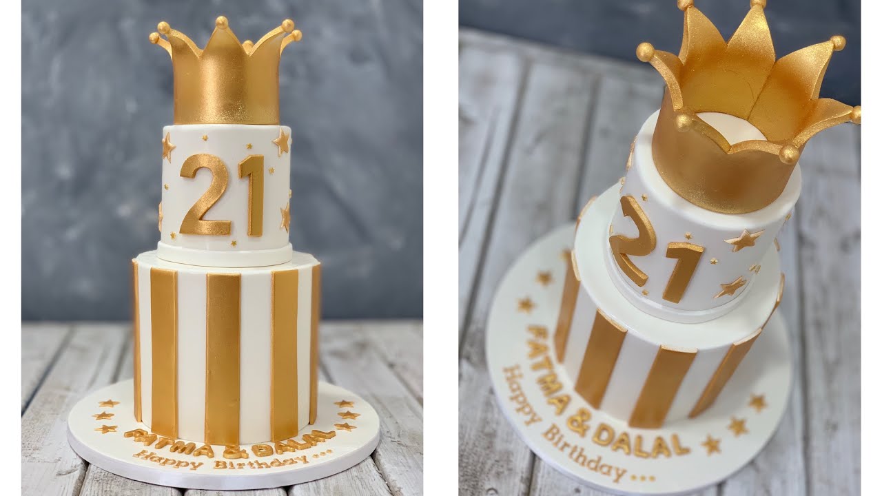 Crown Cake | Gold Crown Cake