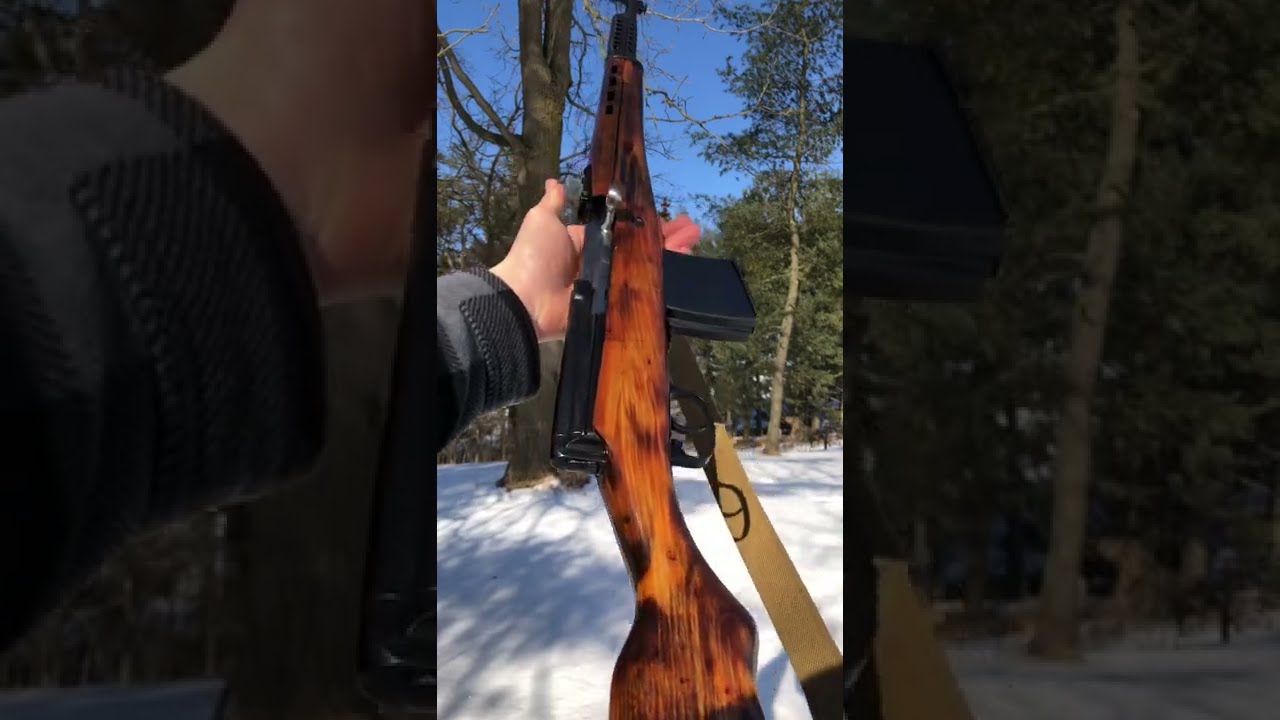 1941 год, советская винтовка СВТ40 под патрон 7,62x54R