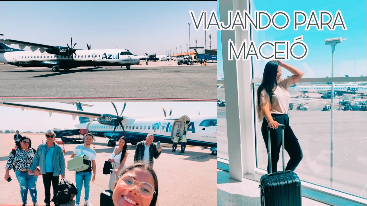VLOG VIAJANDO PARA MACEIÓ / AEROPORTO