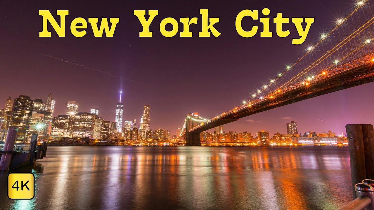 Staten Island to Manhattan Night Drive via Verrazzano Bridge + Tunnel
