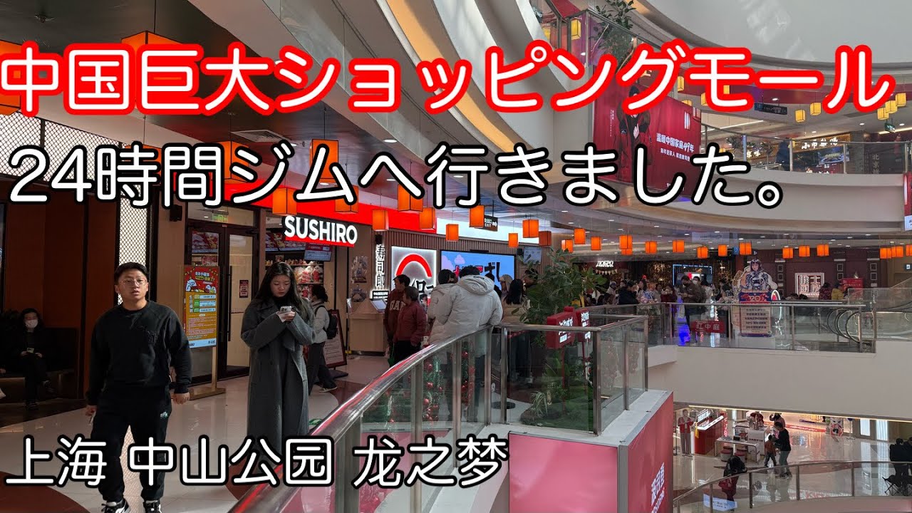 中国巨大ショッピングモールの状況 上海 中山公园 龙之梦2026年3月撮影