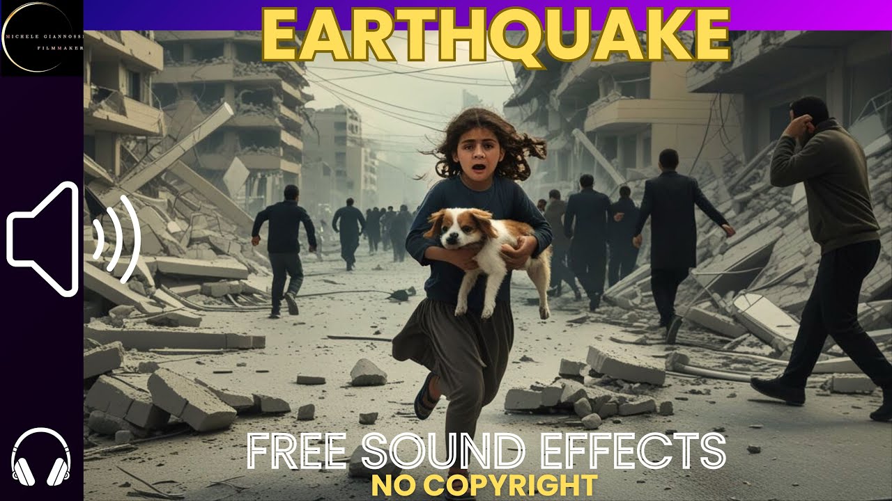 EARTHQUAKE SOUND EFFECT - TERREMOTO 6 Sounds 