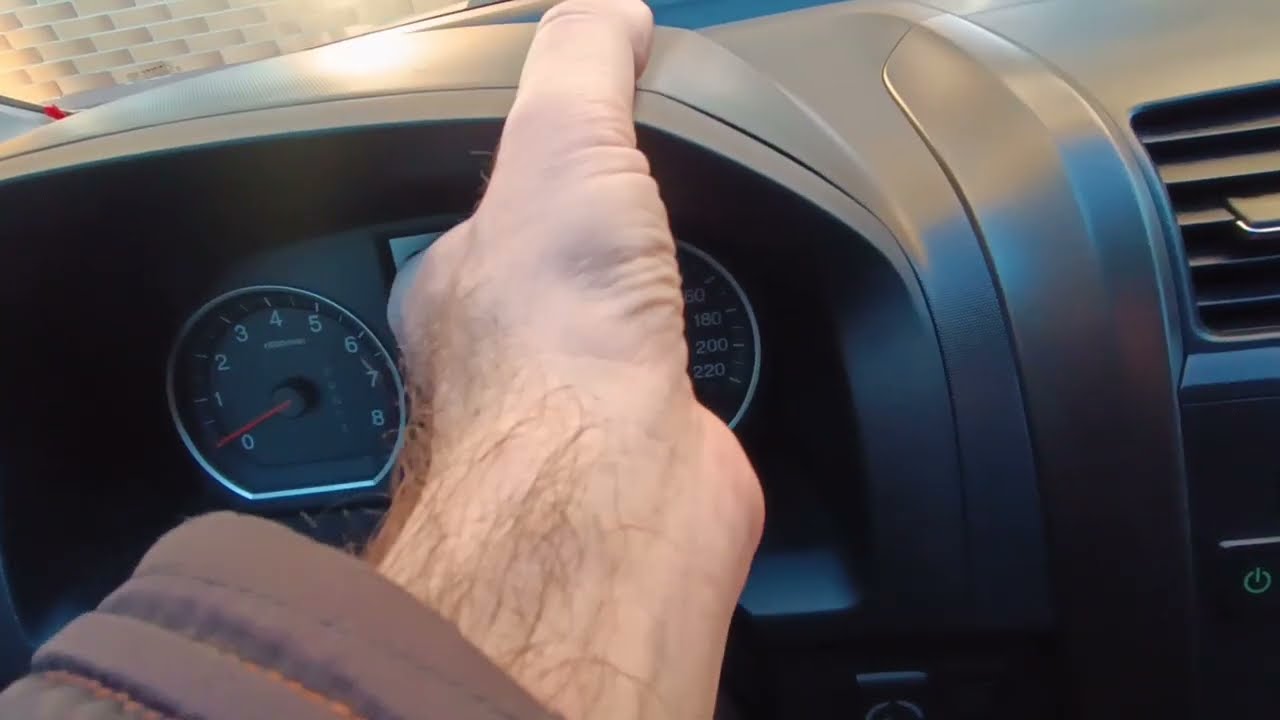 Honda CRV 2008 Dash Remove Снятие щитка приборов