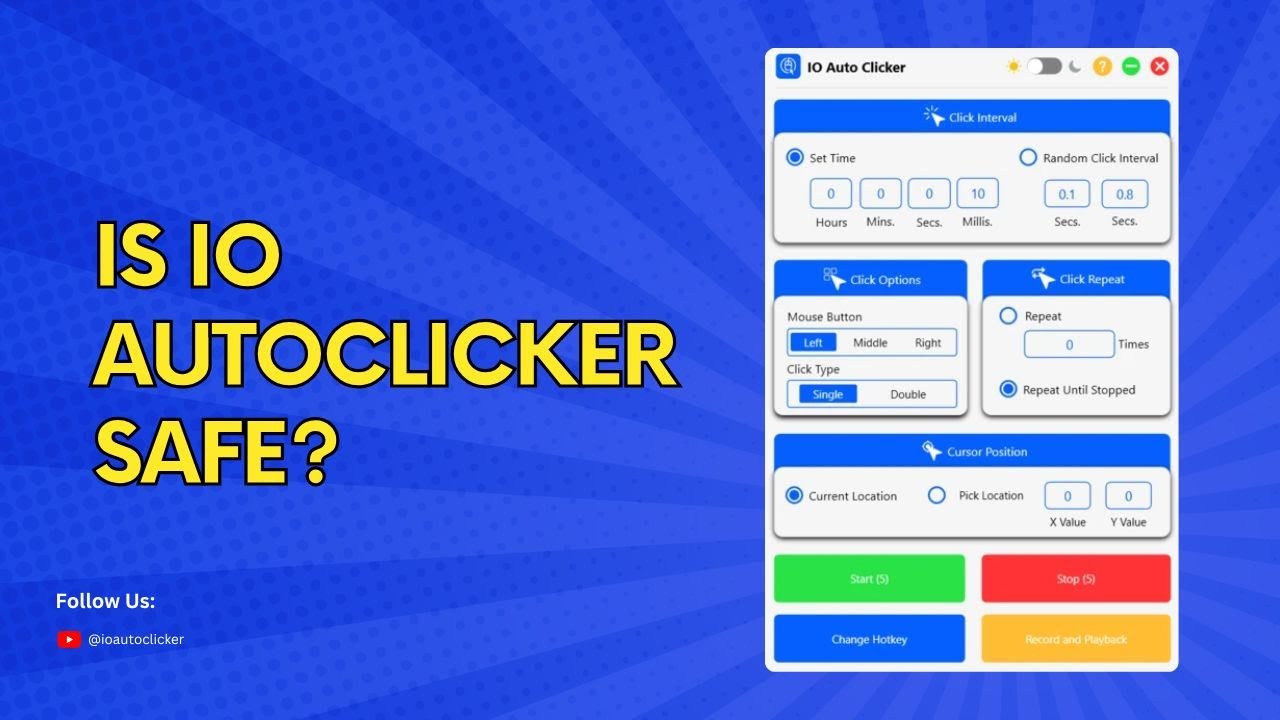 Безопасен ли IO Auto Clicker? Проверено и протестировано