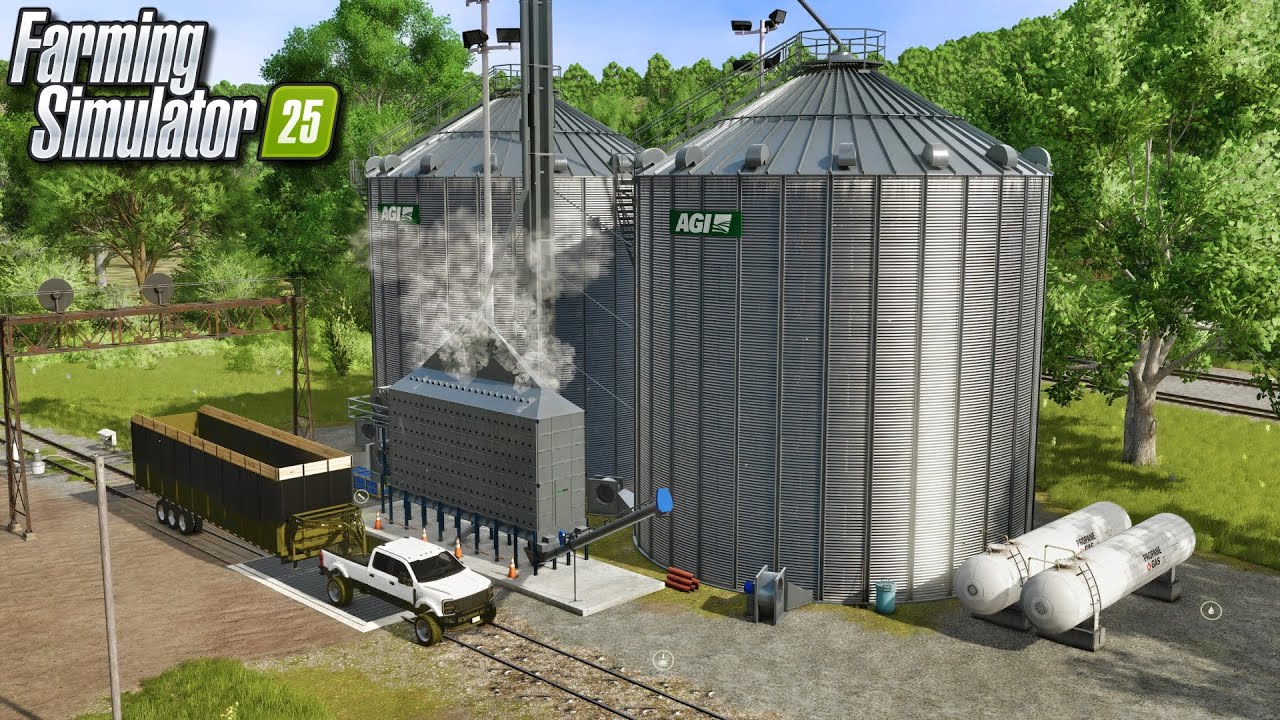 Adding a Corn Dryer to Riverbend Springs! (Riverbend 96) | Farming Simulator 25