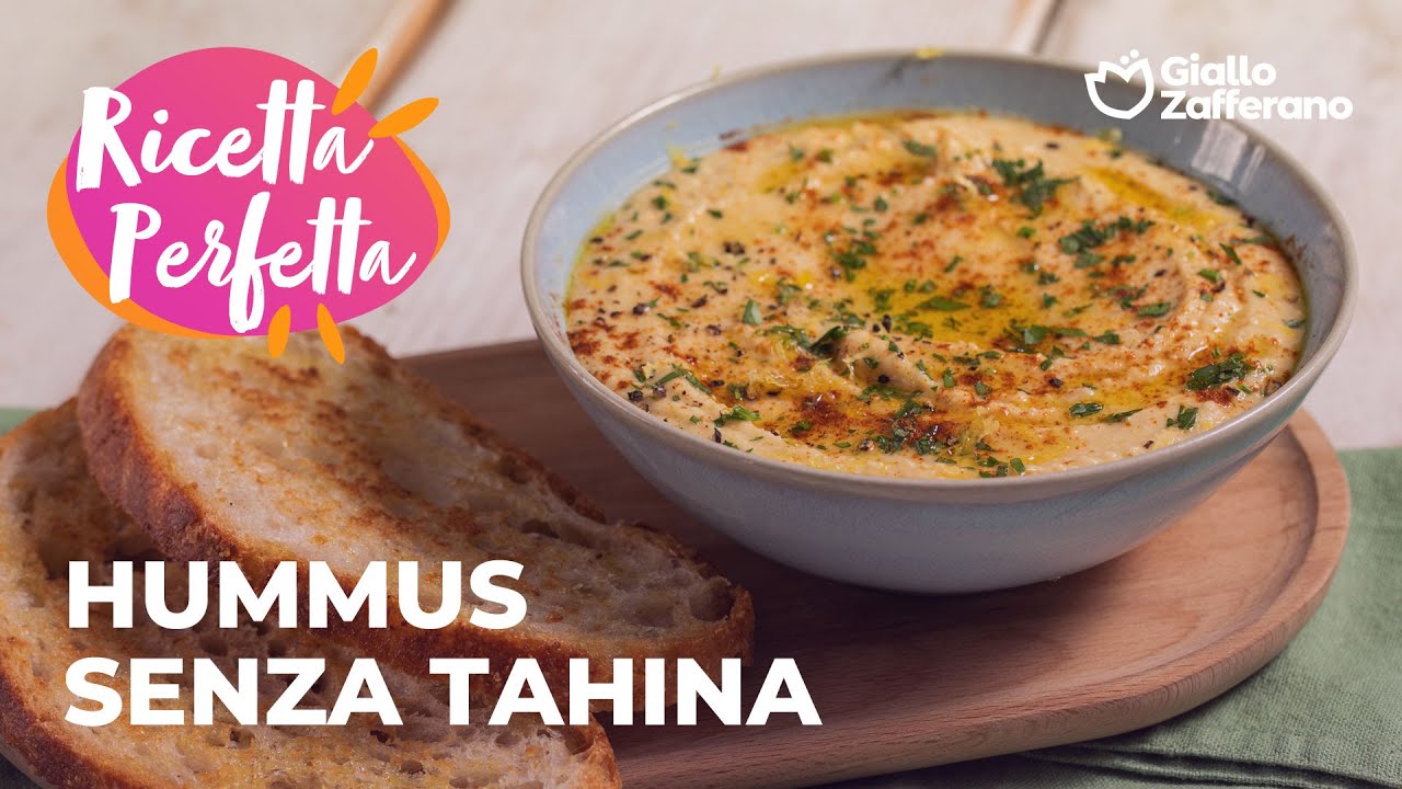 HUMMUS SENZA TAHINA - ecco come prepararlo!🥰❤️🍴