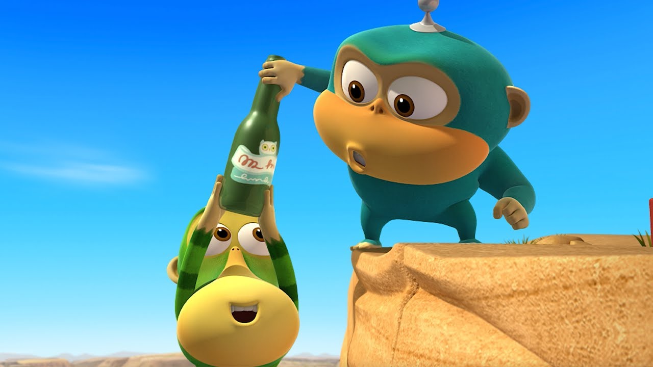 Alien Monkeys 👽 Grand canyon⛰️- Animation for Kids | WOW CLUB