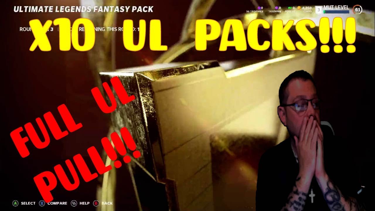 x10 Ultimate Legends Fantasy Packs (FULL UL PULLS!!!)