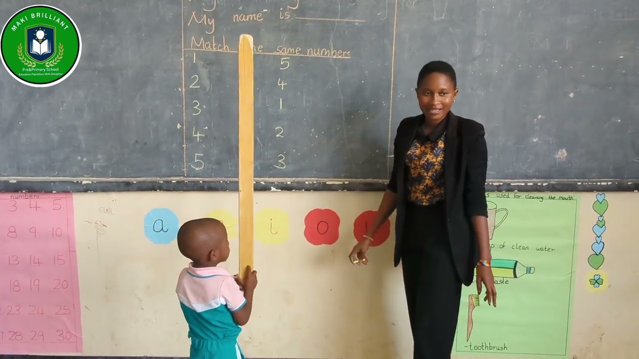 MIDDLE CLASS PUPILS ARE MATCHING NUMBERS!#makibrilliantschool #education #numbers 