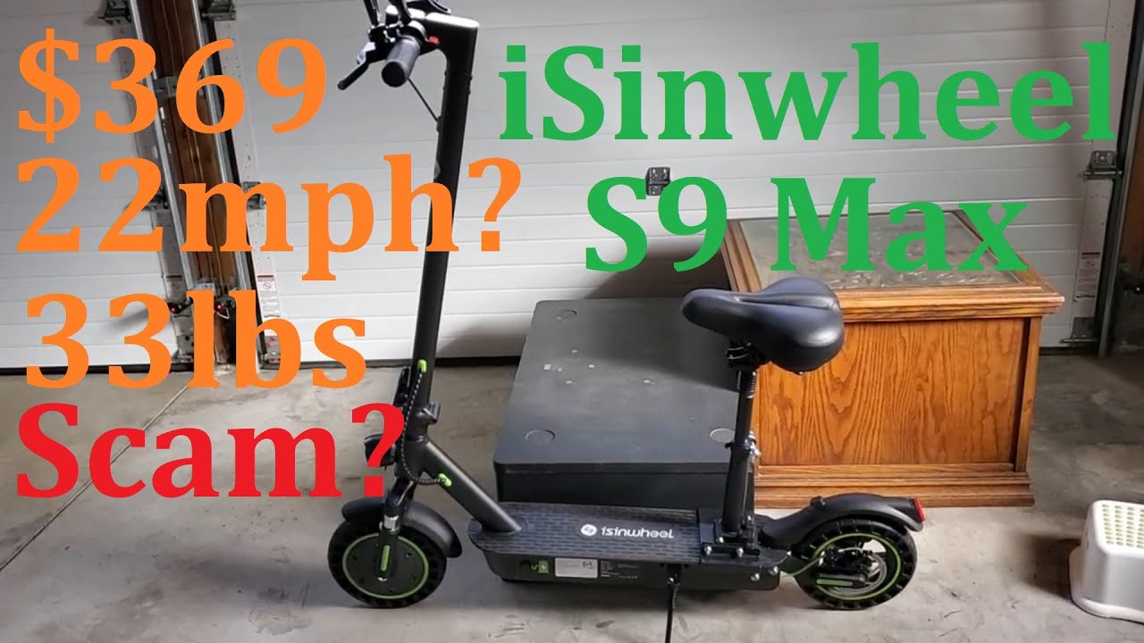 Электросамокат iSinwheel S9 Max с сиденьем (скорость 22 мили в час? 369 долларов). Отзыв владельц...