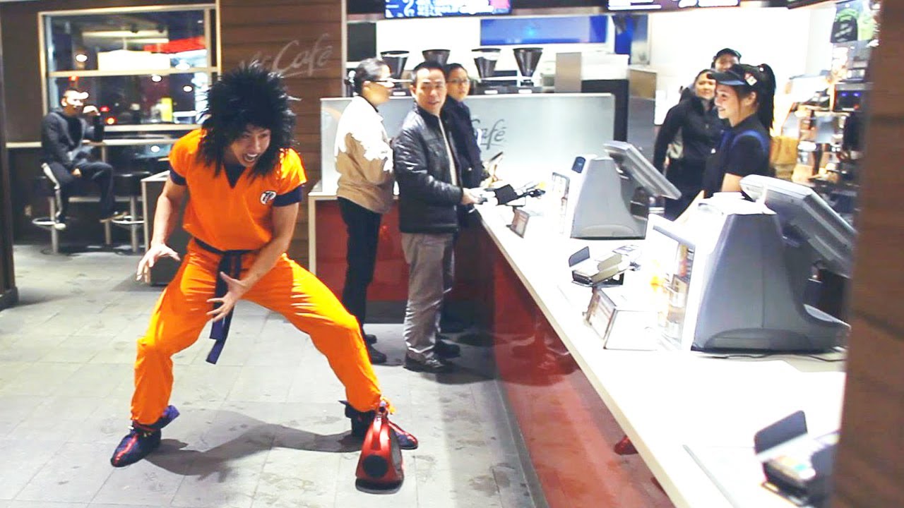 SUPER SAIYAN PRANK - CHENGMAN
