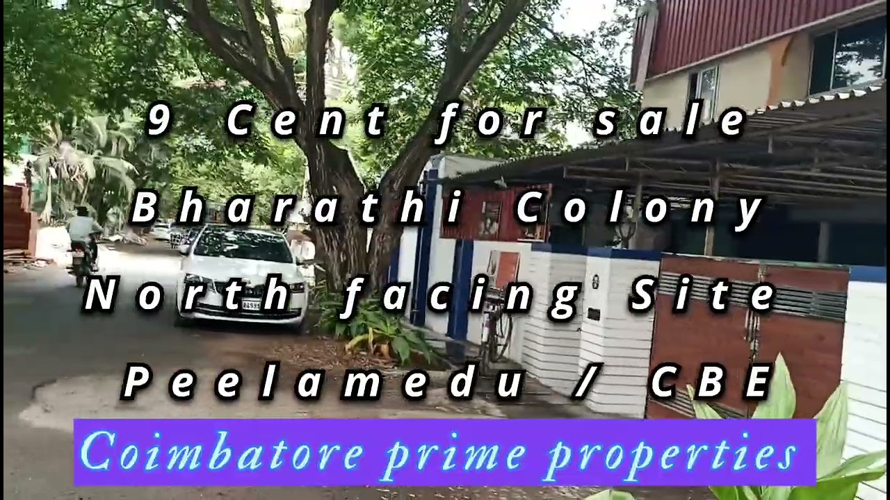 9 Cent for sale /COIMBATORE / Peelamedu / Prime Area / Plot size: 48/80 / North site / 40 ft Road/