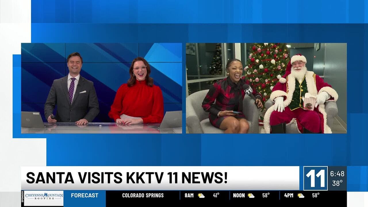 WATCH: Santa Claus visits KKTV 11 News!