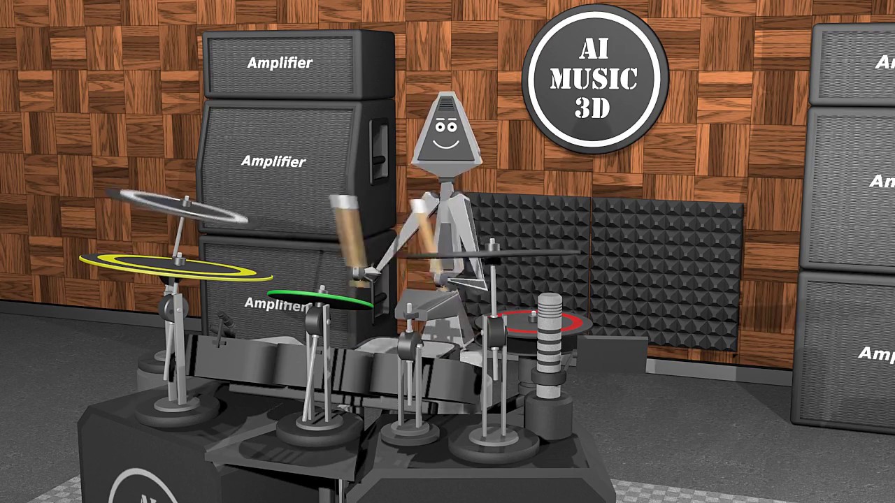 Robot drummer drum solo #1