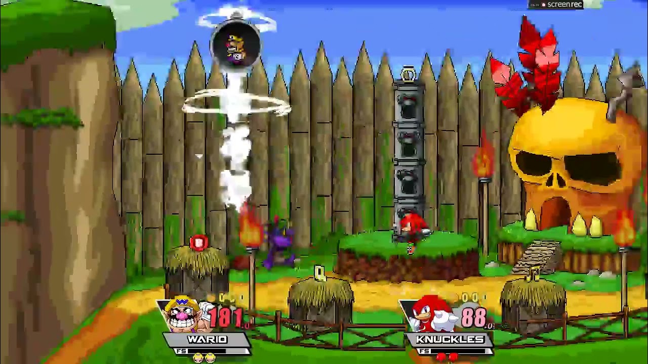 (SSBC LEGACY Z) Wario Vs Knuckles