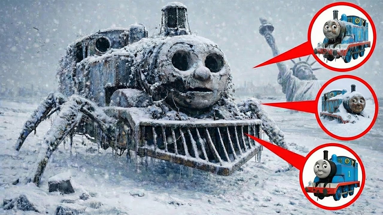 FULLY Restoration Frozen Thomas SPIDER TRAIN | Restoring FORGOTTEN Cursed Train from the Ice