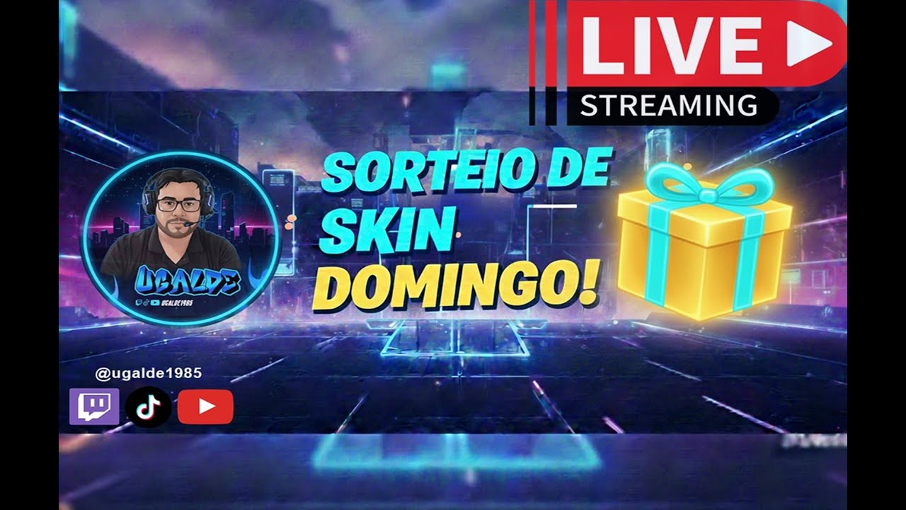 🎁 Fortnite AO VIVO | Sorteio de Skin Todo Domingo #ps5 #fortnite  #120fps