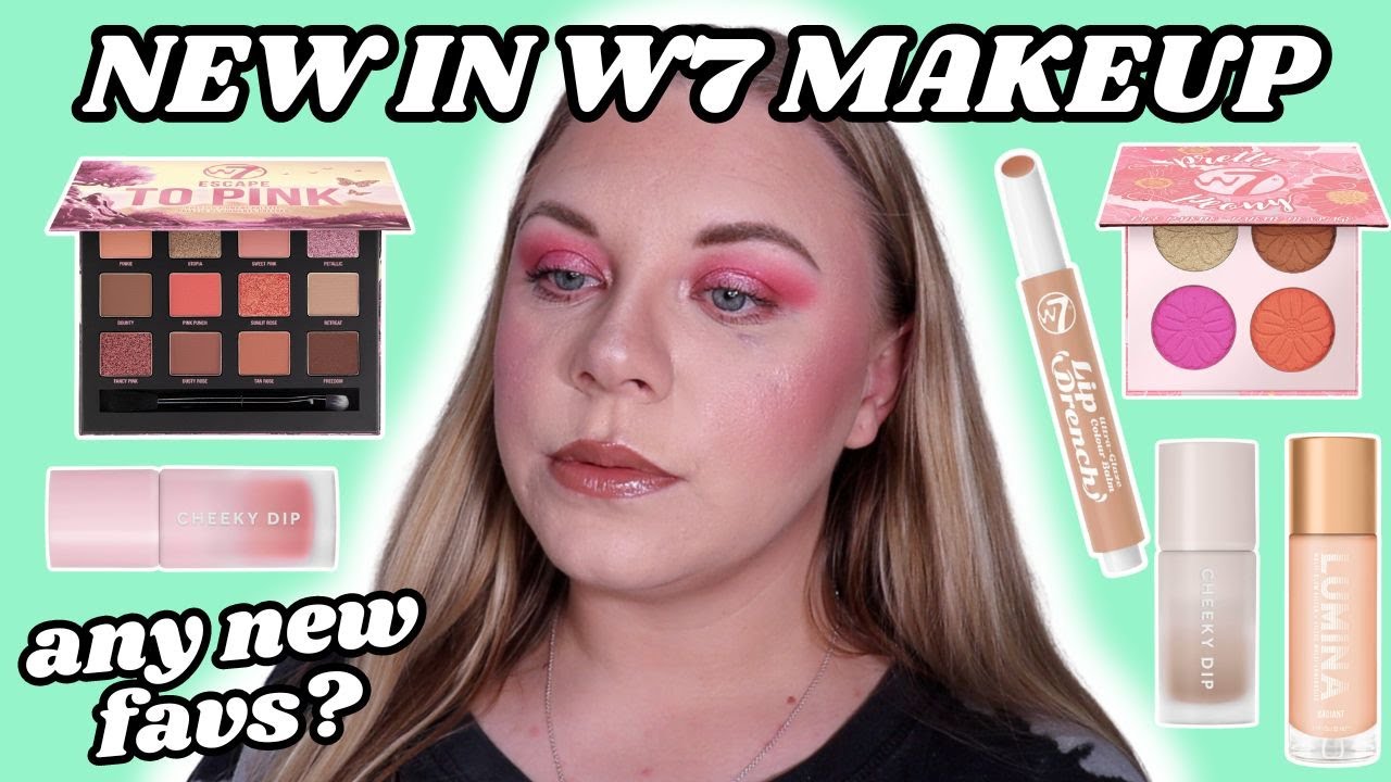 TESTING NEW IN W7 MAKEUP! | COLLAB WITH @LuceStephenson | makeupwithalixkate