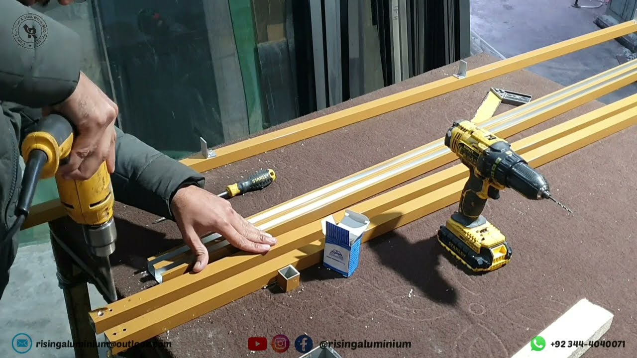 How to make Shower cabin Glass | Aluminium Shower cabin Making Process Step by Step | Shower Design