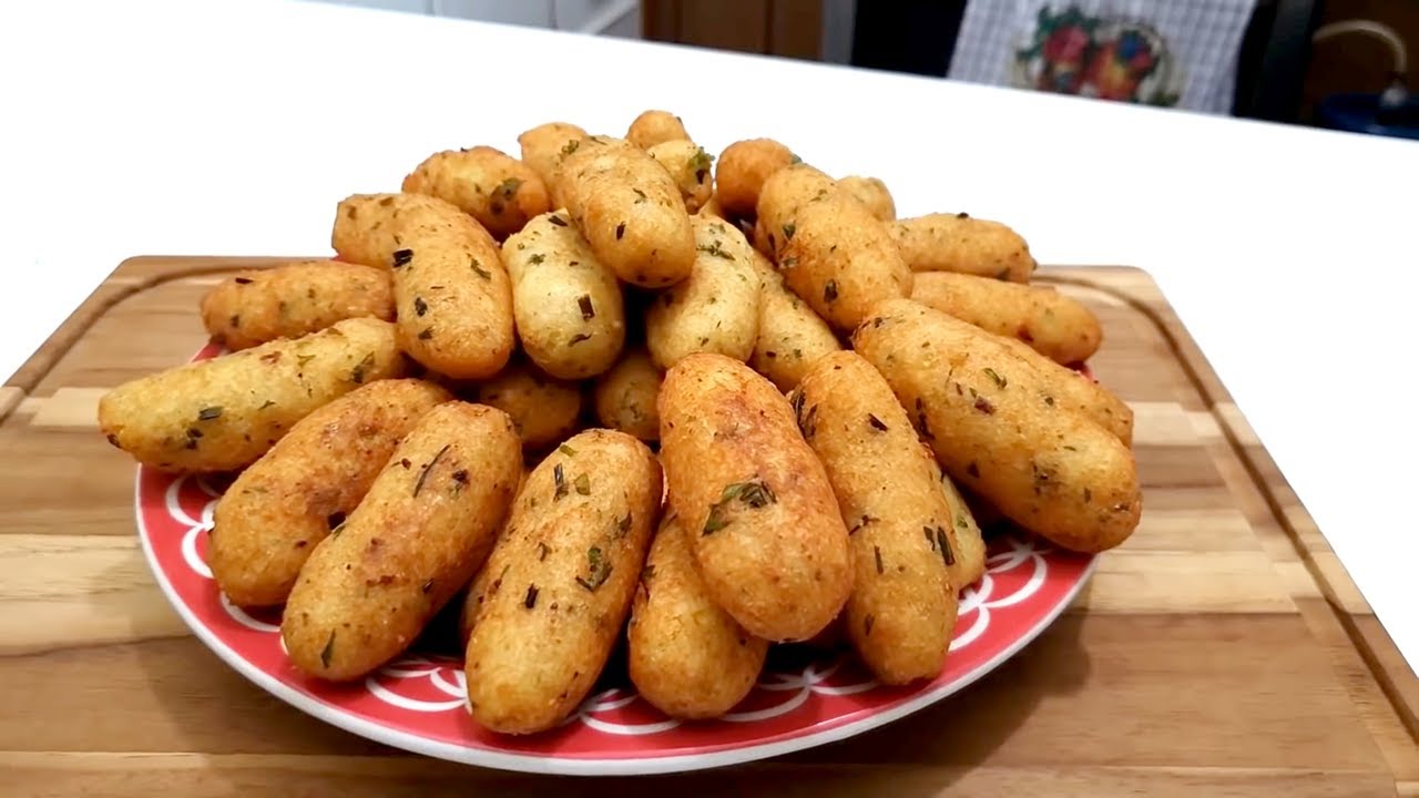 Bolinho de arroz com macaxeira
