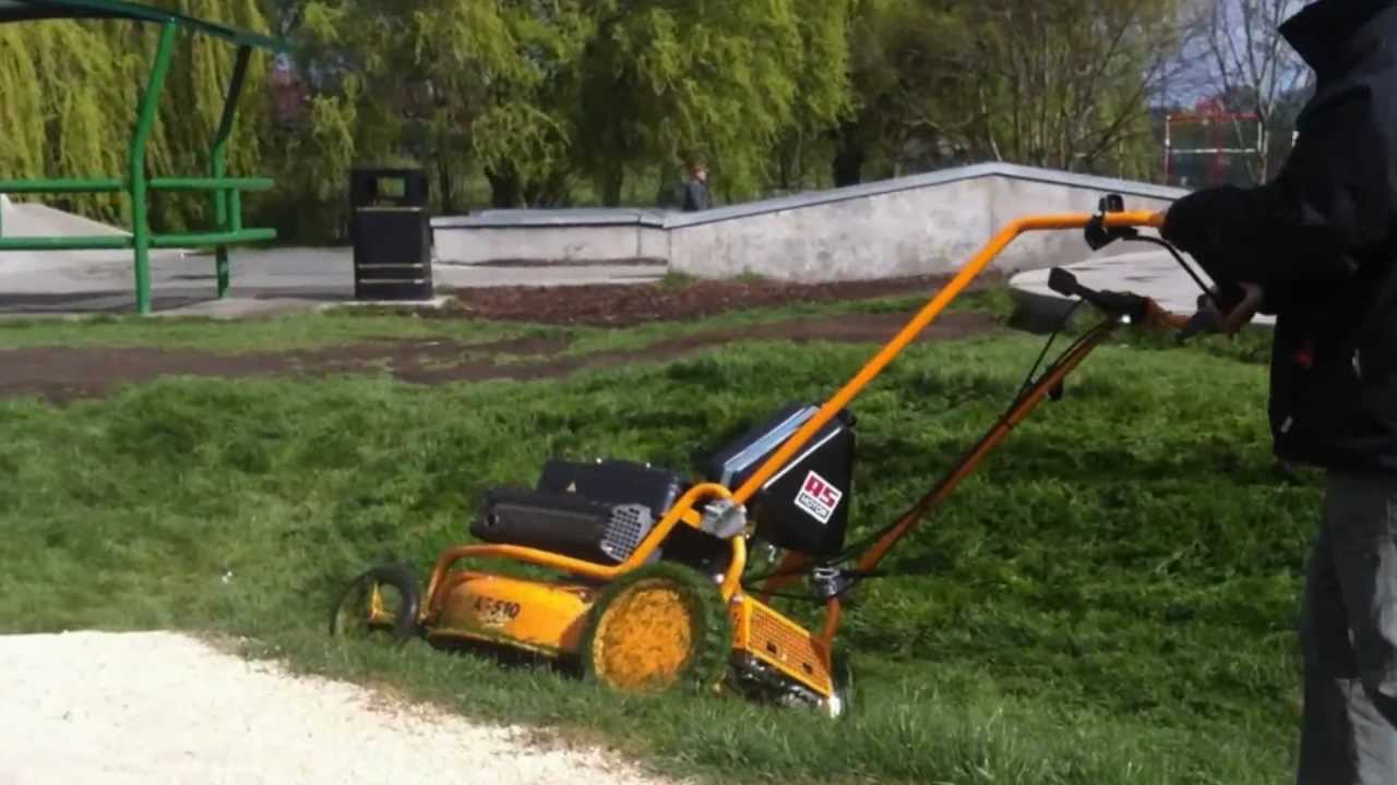 PSD AS-Motor AS 510 A Proclip 2T 2-stroke mulcher wet, long, thick grass on steep banks