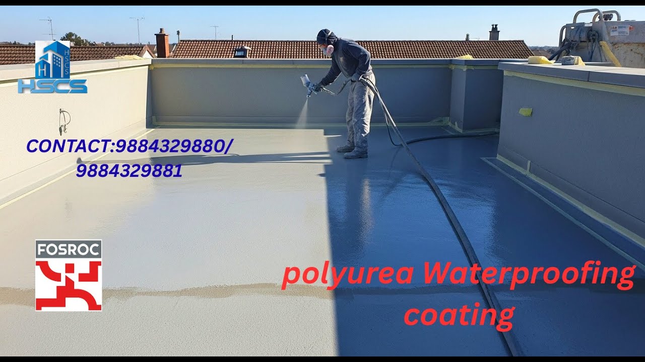 Fosroc Polyurea waterproofing WH200, quick setting Waterproofing Chemical #waterproofing