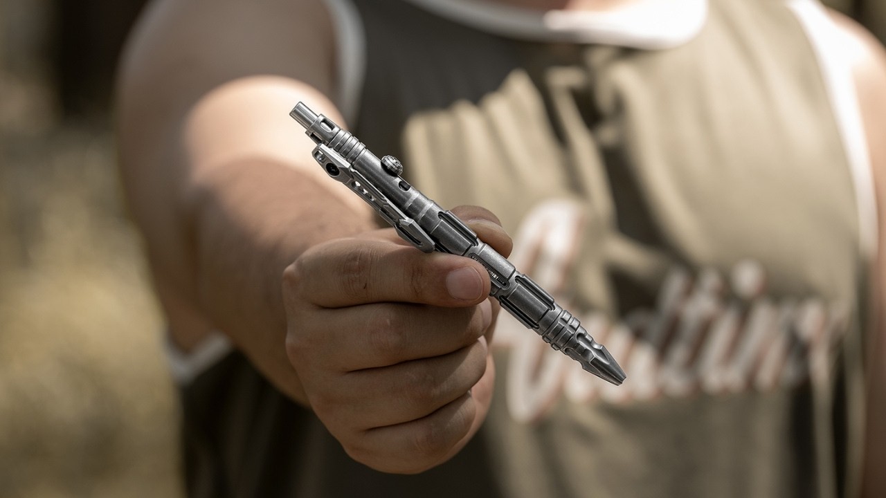 This Pen Has a Built In Safety | Titaner Titanium Pen