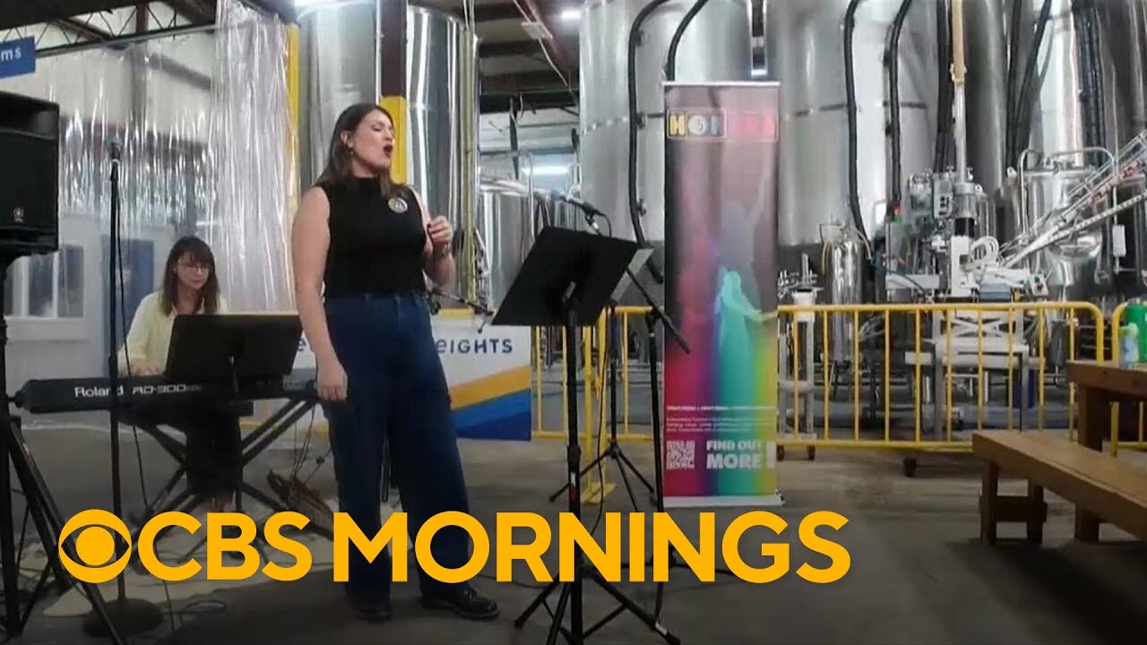 Classically trained singers bring opera music to breweries