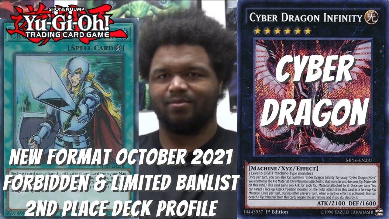 Yugioh New Format October 2021 Banlist Locals 2nd Place Deck Profile - Cyber Dragon - Kyle Lewis