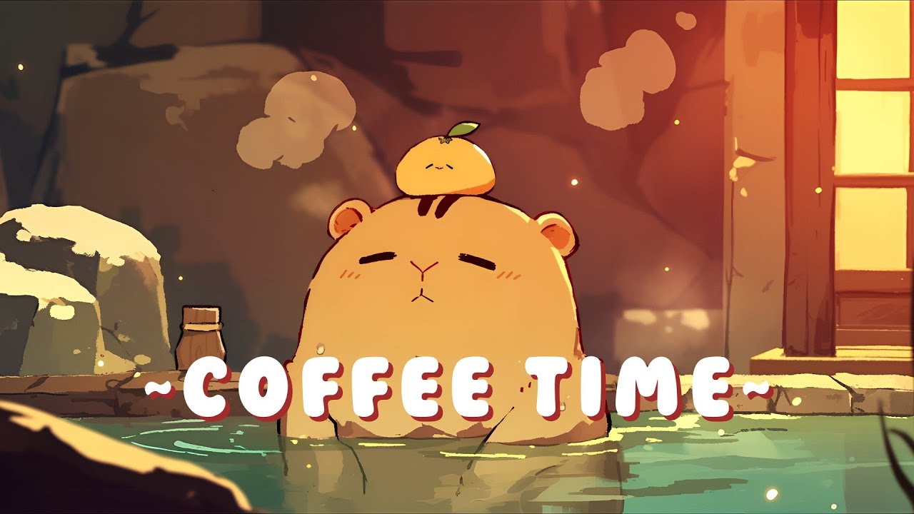 Capybara Music Corner - Study & Chill Music Mix ~ Cozy Times ~ 🌸 ☕